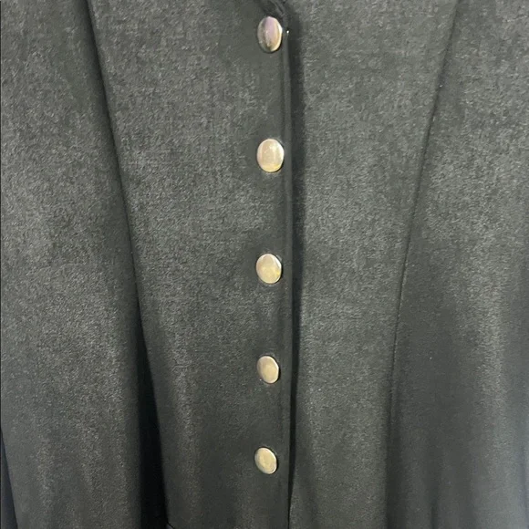 Leg Avenue Police Black Button-Up Jumpsuit - Picture 4 of 12